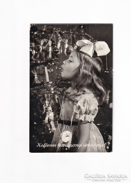 K:01 Karácsonyi képeslap Fekete-fehér 01.