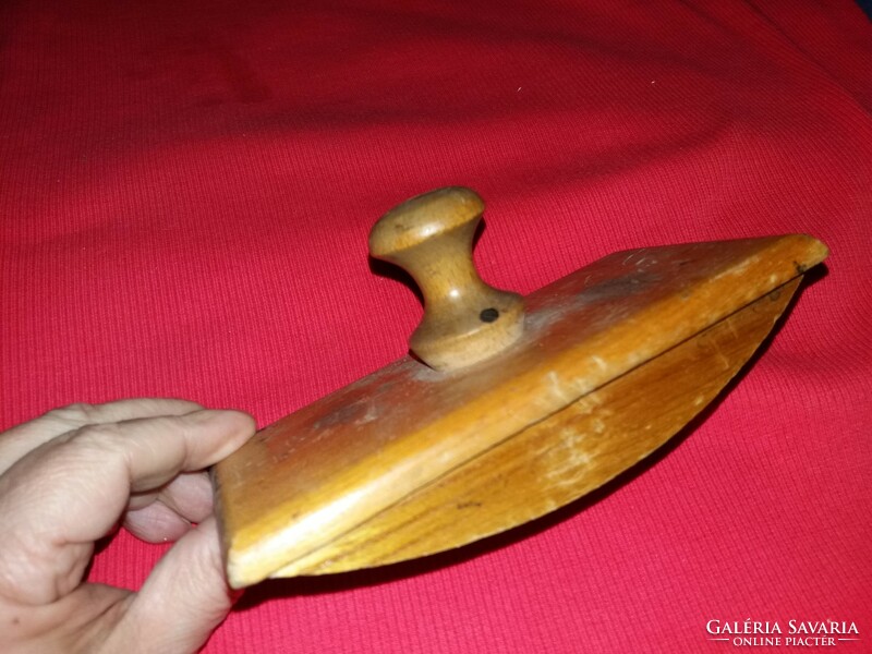 Old wooden tapper with ink dryer in beautiful condition according to the pictures 16 x 10 cm