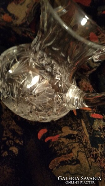 Lead crystal jug