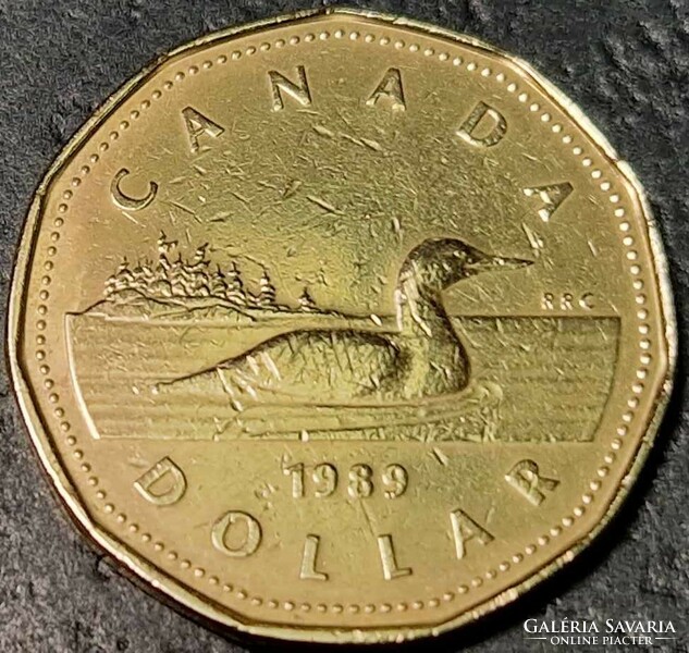 Canada $1, 1989