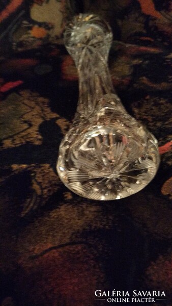 Lead crystal vase