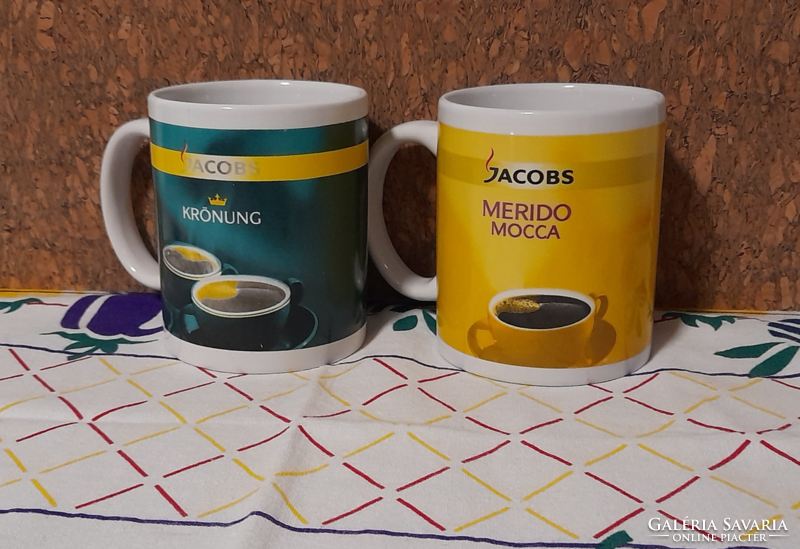 Porcelán Jacobs kávés bögre pár