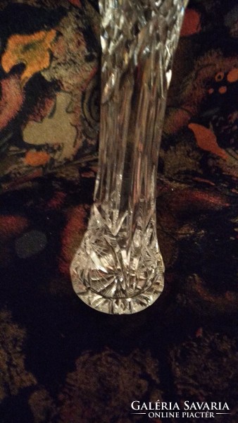 Lead crystal vase