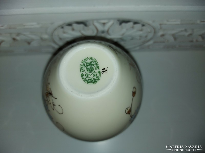 Zsolnay búzavirág mintás porcelán váza