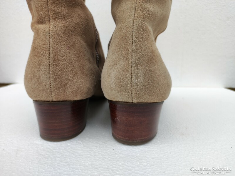 Bally suede winter fur-lined boots size: 40 (7 1/2)