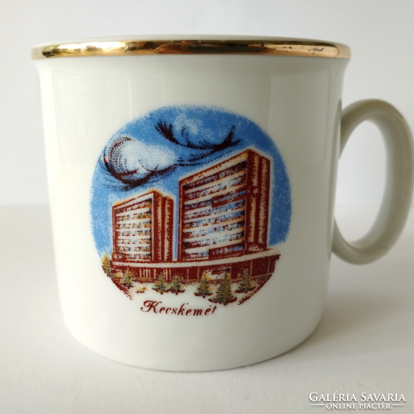 Retro Zsolnay Kecskemét urban mug, cup