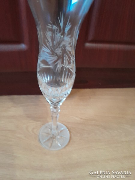 Crystal glass. 26 Cm lips are unique