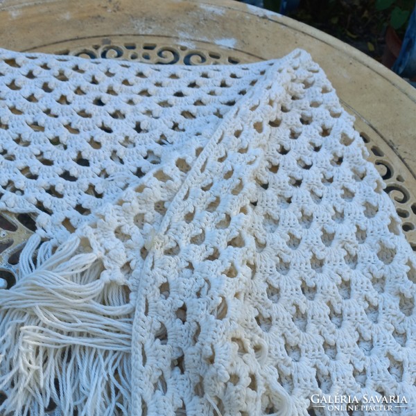 Crocheted shawl in good condition