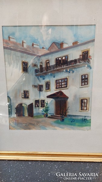 Watercolor painting by Magyarné Derzib et