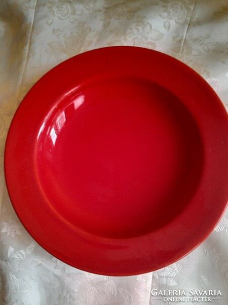 Sesina Piros tányér 22 cm