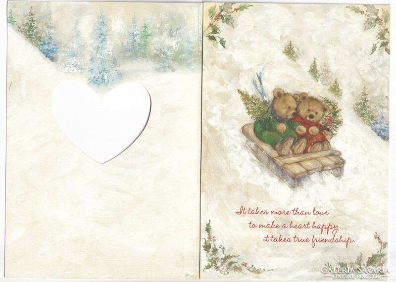 K:037 Karácsonyi nagyalakú képeslap