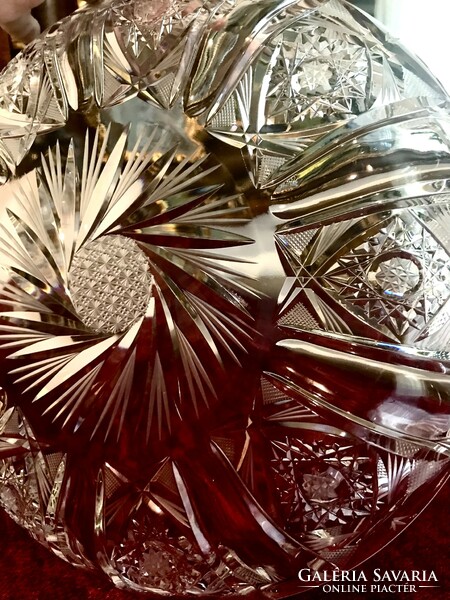 Beautiful large crystal bowl