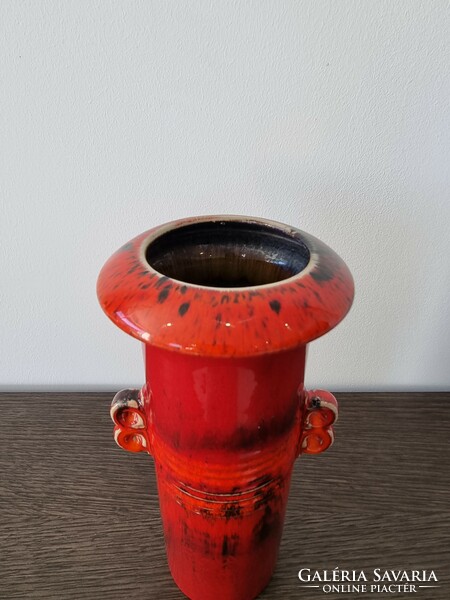 Ruscha kerámia váza - ritka forma és szín