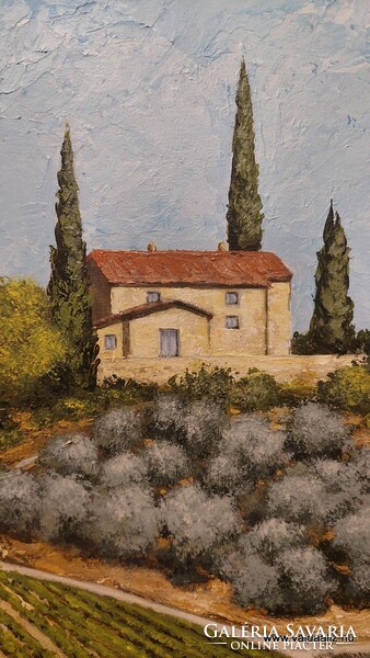 Tuscan wine region - painting