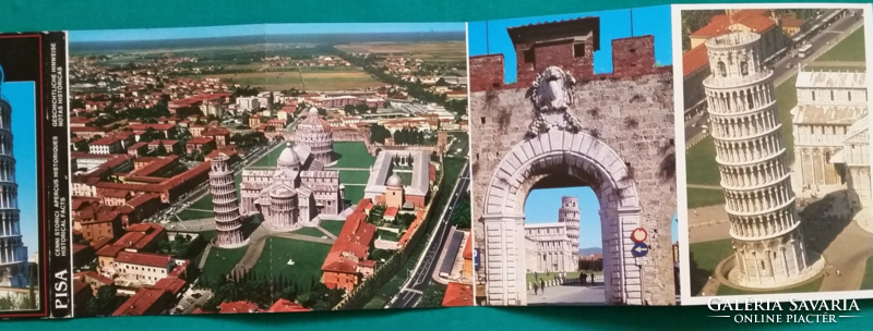 Olaszország, Pisa leporelló, képeslap, füzet