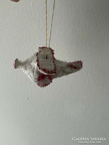 Salt and paper nostalgia flying Christmas tree decoration