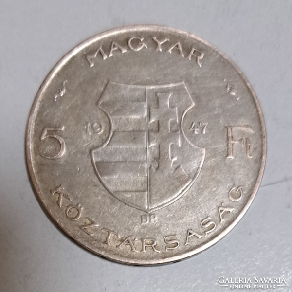 1947 Ezüst Kossuth 5 Forint (836)