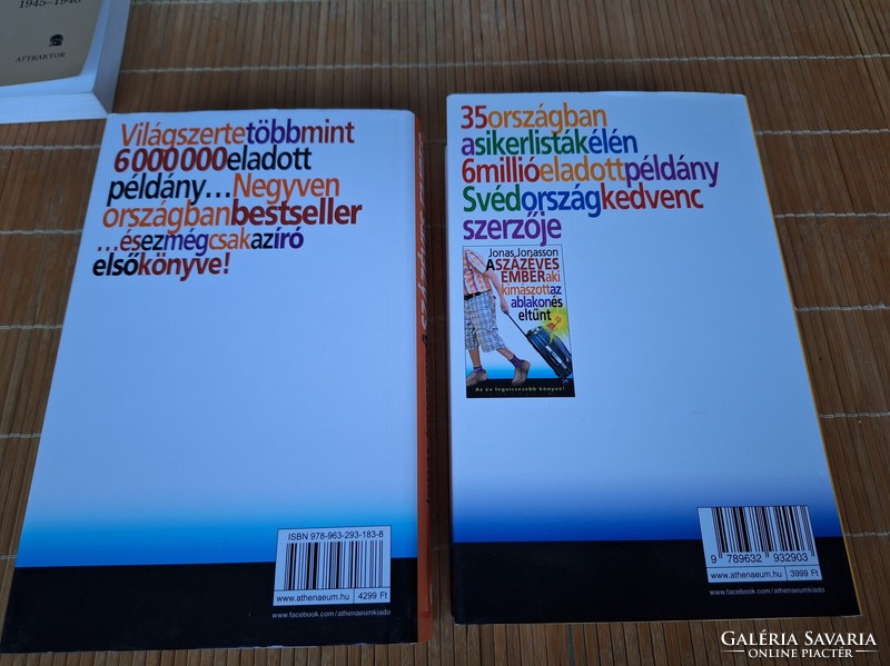 Jonas Jonasson két könyve egyben. 3900.-Ft