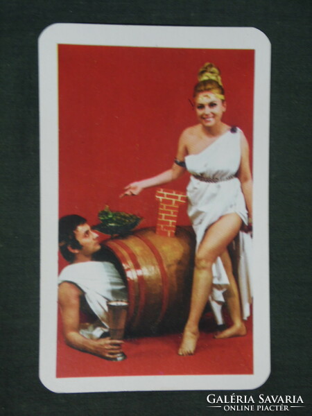 Kártyanaptár,Hajdúsági építő vasipari szövetkezet,Hajdúböszörmény,erotikus női modell,1972 ,  (1)