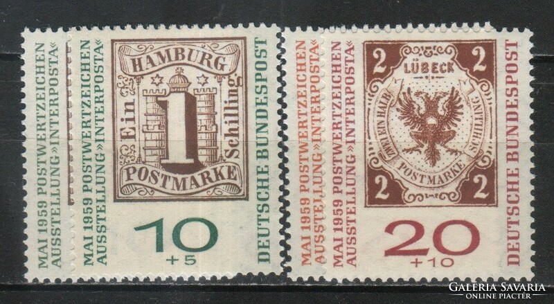 Postatiszta Bundes 1728 Mi 310 a,b - 311 a,b       3,00 Euró
