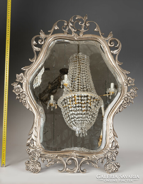 Richly Silvered Large Table Mirror (English)