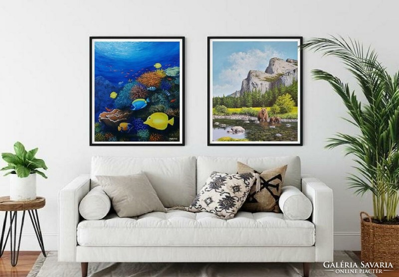 Coral reef - painting