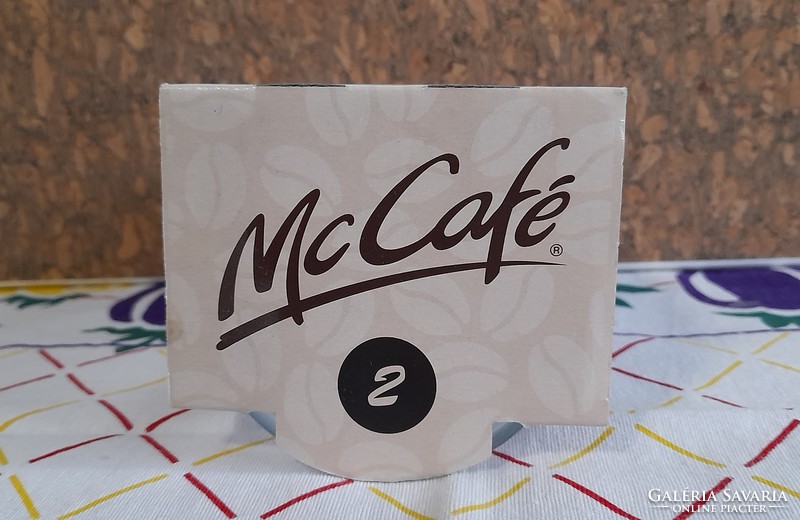 McCafé üveg pohár (2014)  bontatlan