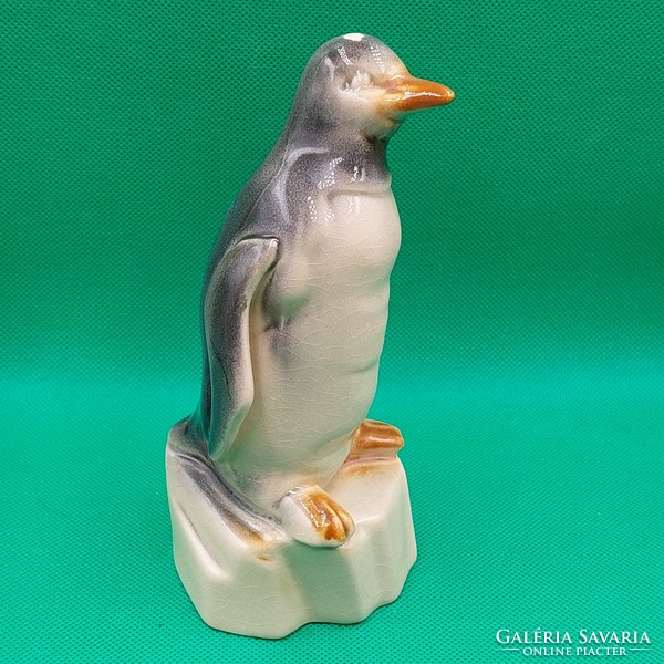 Ceramic penguin figure