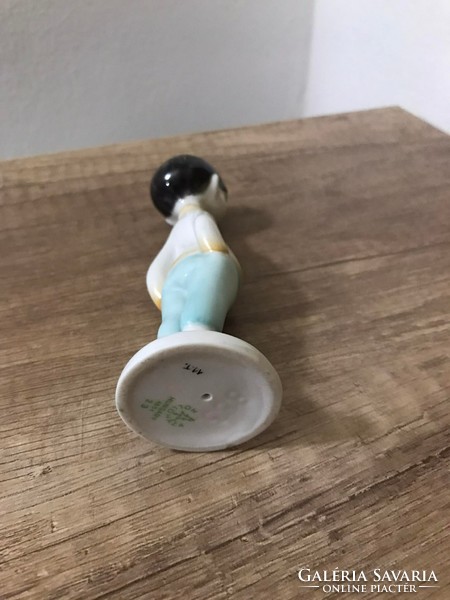 Hollóházi porcelán art deco fiú