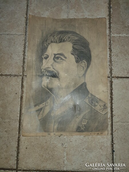 Sztálin grafitkép