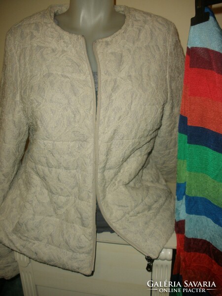 Beige lace look coat, jacket, beautiful