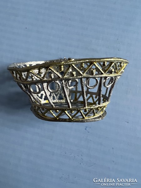 Metal basket Christmas tree decoration