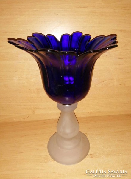 Old glass stand - 26.5 cm high