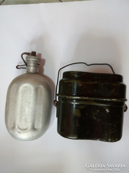 Military water bottle, girl
