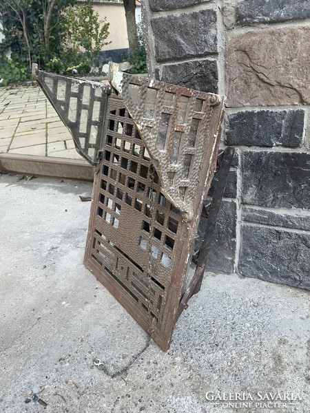 Antique fireplace grate / shutter from the early 1900s