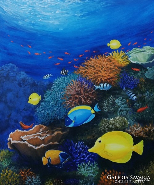 Coral reef - painting