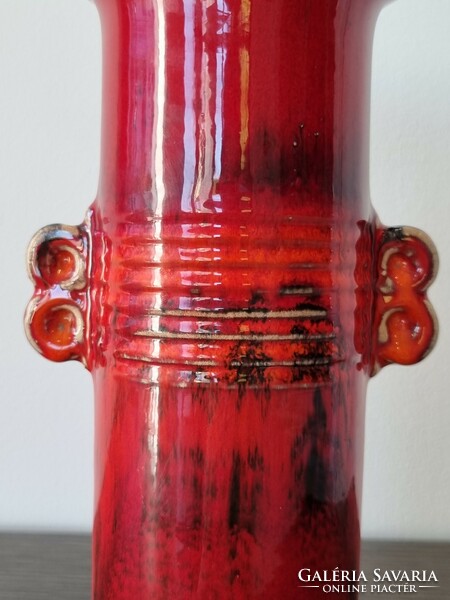 Ruscha ceramic vase - rare shape and color