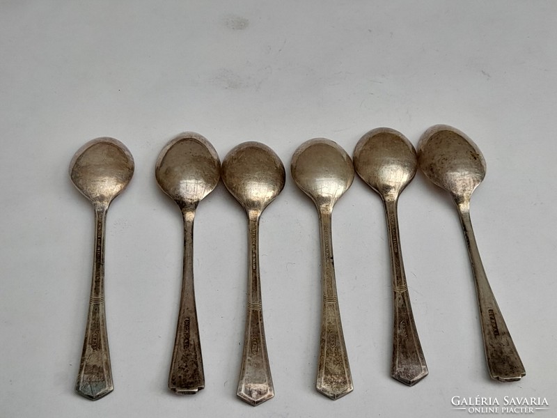 6 silver-plated coffee spoons in one
