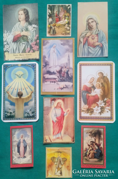 10 pcs. Prayer picture, holy picture, (4.)