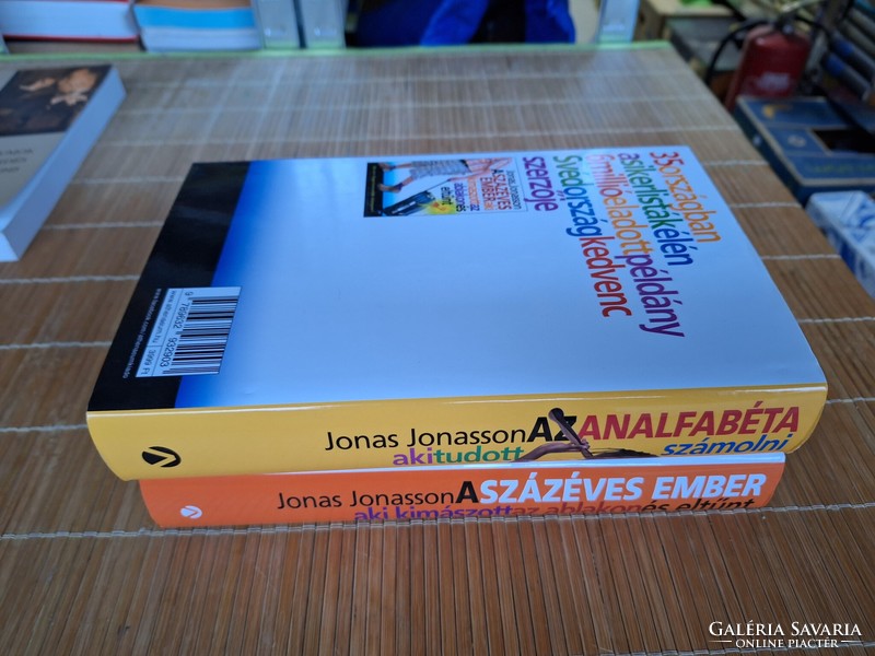 Jonas Jonasson két könyve egyben. 3900.-Ft