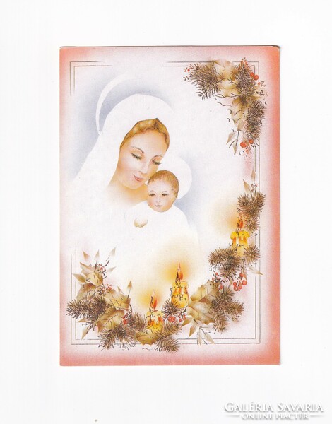 K:024 Christmas postcard religious