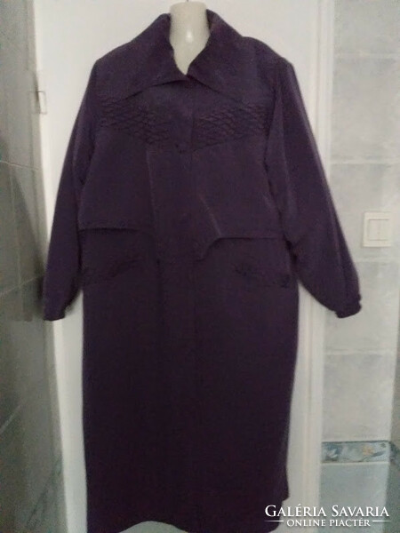 Gina Bacconi women's winter and transitional jacket special, fashionable Italian purple 2in1 xl new