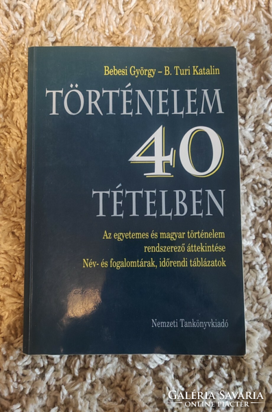 Történelem 40 tételben