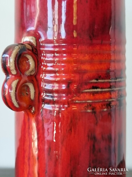 Ruscha ceramic vase - rare shape and color