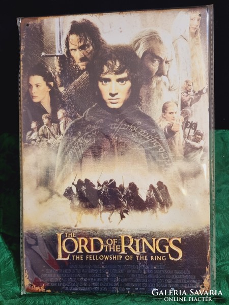 Lord of the Rings vintage metal sign new! (102)