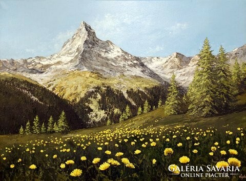 Alps - painting