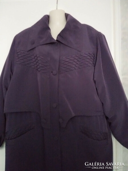 Gina Bacconi women's winter and transitional jacket special, fashionable Italian purple 2in1 xl new