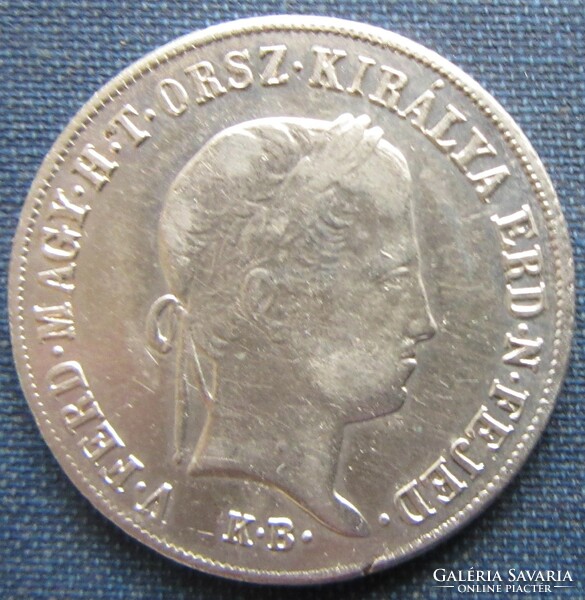 Silver 20 krajcár 1848 Hungarian approx.