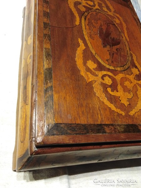 Antique inlaid chest