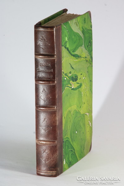 1803 - József Fábián - natural science for the common people is superstition - in a beautiful half-leather binding!